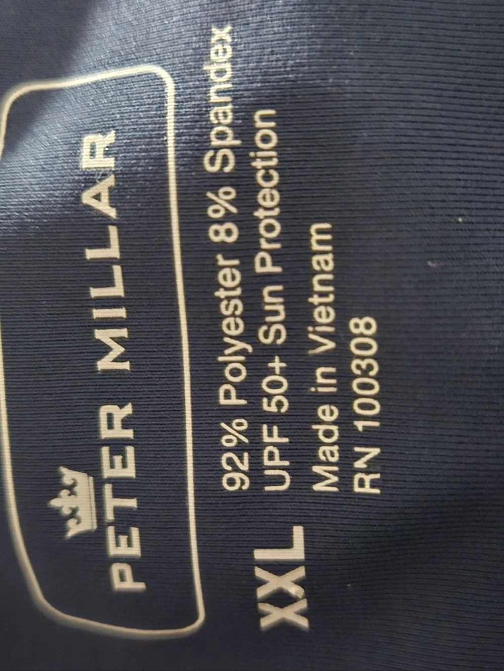 Peter Millar Navy Sleeveless Polo Performance Tank Womens XXL - Picture 9 of 9